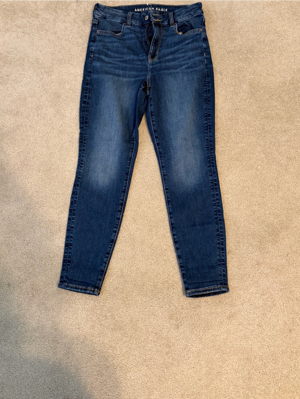 American Eagle Outfitters Dark Blue Skinny Jeans